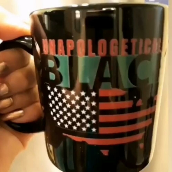UNAPOLOGETICALLY BLACK  12oz coffee mug. - Picture 7 of 7